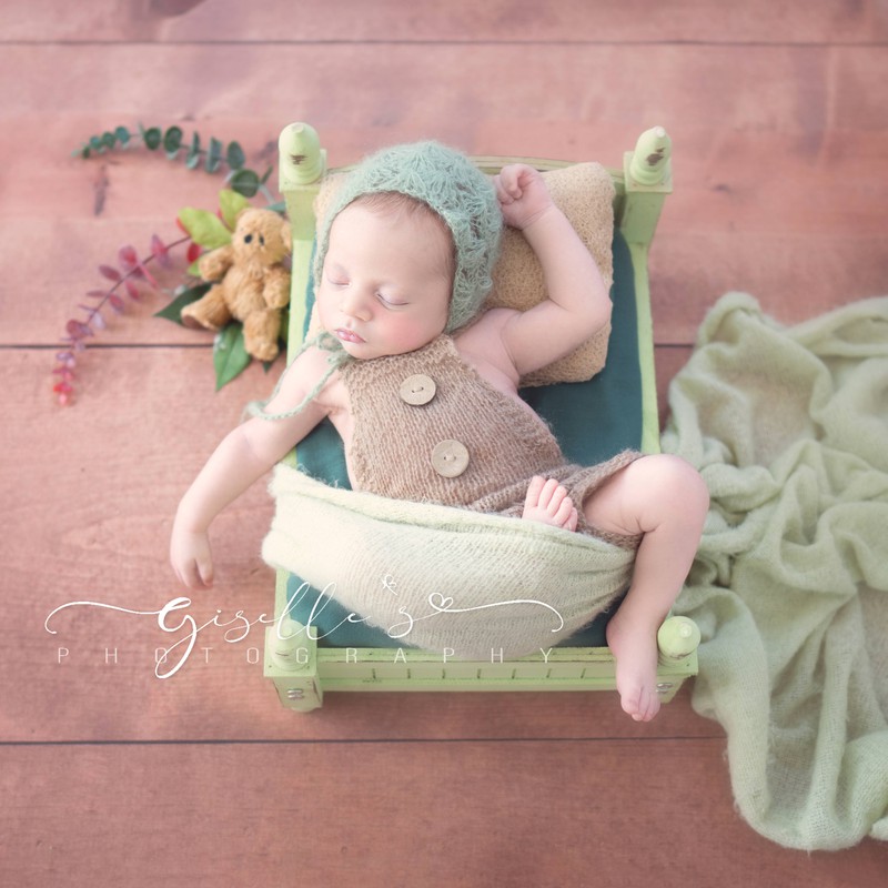 Neugeborenen Baby fotoshooting